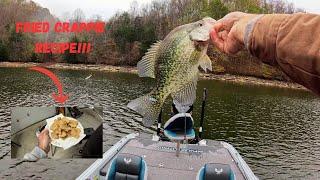 Catching Late FALL Crappie With A JIG!! (Catch, Clean, and COOK)