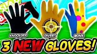 New KNOCKOFF Glove, DIVERT Glove & BONK Glove! - Slap Battles Roblox