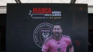 Lionel Messi will receive the MARCA America Award today at Chase Stadium in Miami