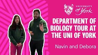 Department of Biology tour at the Uni of York