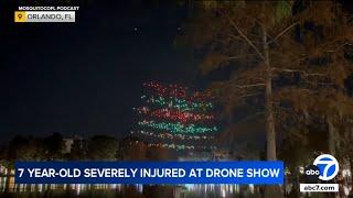 Child injured after holiday drone show in Florida goes wrong