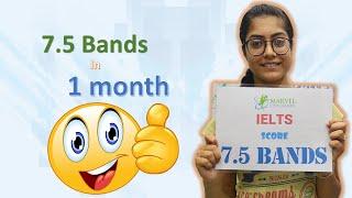 Another IELTS success: 7.5 Bands in just 1 month 