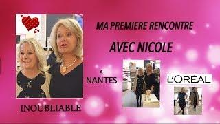 MA PREMIERE RENCONTRE  avec  NICOLE TONELLE  ️ A NANTES 