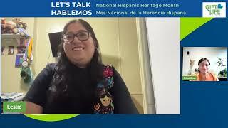 Let's Talk: National Hispanic Heritage Month / Hablemos Mes Nacional de la Herencia Hispana