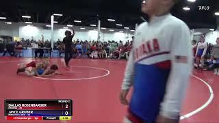 92 Lbs Round 2 (8 Team) - Dallas Rosenbarger, Indiana Vs Jayce Gruber, Minnesota Red 8dba