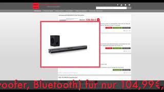 Schnäppchen/Billiger des Tages 15.01.18 - LG SJ2 2.1 Soundbar (160W, kabelloser Subwoofer)