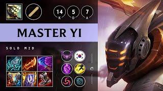 Master Yi Mid vs Sylas: Triple Kill, Legendary - KR Master Patch 14.16