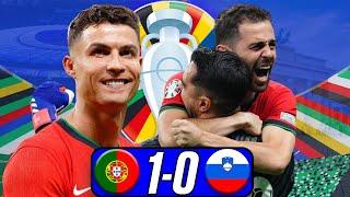 PORTUGAL SURVIVE SLOVENIA SCARE | PORTUGAL WIN ON PENALTIES VS SLOVENIA EURO 2024