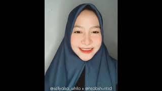 tutorial pakai jilbab pashmina simple by @sellyalsa whila