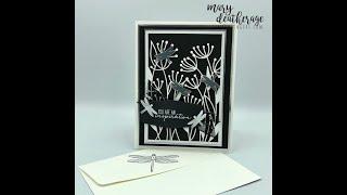 Stampin Up//Sneak Peek//Dragonfly Garden//Dragonflies Punch//Dandy Laser-Cut Paper//Jan-Jun 2021Mini