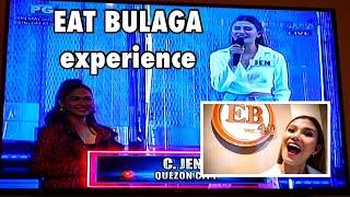 MY EAT BULAGA EXPERIENCE | Jen Barangan