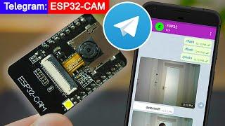 ESP32-CAM Take Photo and Send To Telegram Bot || Home Security System IoT Camera Using ESP32 CAM