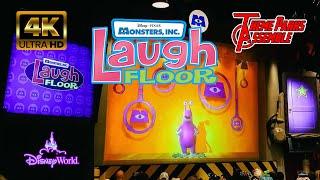 Monsters Laugh Floor in 4K - Walt Disney World Magic Kingdom - March 2024