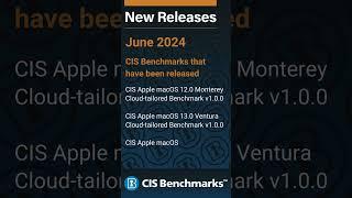  Check out our recently released CIS Benchmarks for June 2024. #cybersecurity