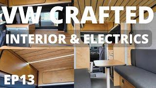 VW Crafter Camper Van  EP13 Electrics and Interior inc dog kennels.