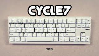 (Keyboard) TKD Cycle7 Cream Build | 퀄리티 좋은 커스텀 입문 FRL TKL 무선 키보드