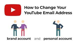 How to Change YouTube Email 2020 (works on brand account AND personal account)