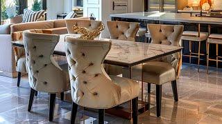 NEW 300 Luxury Dining Room Design Ideas 2024 Living Room Dining Table Designs | Home Interior Trends