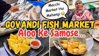 |•Halwai Style Aloo Ke Samose | Samosa Recipe | Govandi Fish Market 2024•| Vlog. {AFREEN DASTARKHWAN