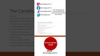 PAKISTAN AFFAIRS | CONSTITUTION OF 1973 #css #pms #exam #job