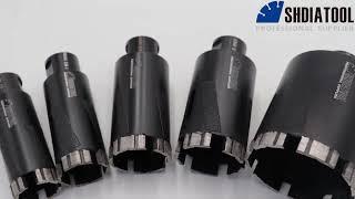SHDIATOOL Laser Welded Dry or Wet Hole Saws for Hard Stone Concrete Marble Granite Brick
