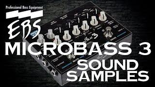 EBS MicroBass 3 - sound samples