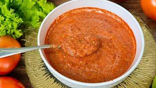 Afghani Red Chutney چتنی سرخ این بهترین و‌خوشمزه ترین چتنی است که تا به حال نوشجان کرده باشید