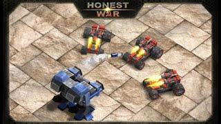 Honest War - 3D стратегия (RTS) БОЙ - 1 Титан VS 2 3 Рыси