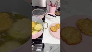 PART3 TORTITAS DE PAPA COOK WITH ME  #mexicanrecipe #tortitasdepapa #cocinaconmigo #pinkkitchen fyp