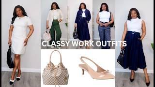 AFFORDABLE CLASSY & ELEGANT WORK OUTFITS IDEAS