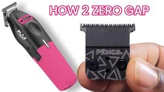 How To Zero Gap TPOB PLAY TRIMMER - Pencil Blade