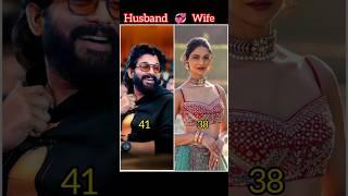 South Indian actors wife age #alluarjun #vijay #wife #yash #dhanush #love #shorts #ytshorts #reels