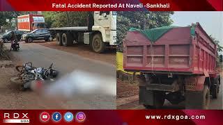 Fatal Accident Reported At Naveli  Sankhali