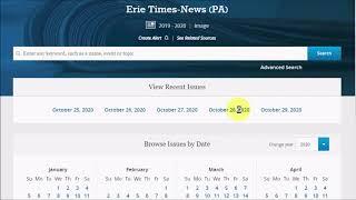 Get your Erie Times-News in NewsBank