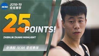 生涯新高！NCAA张镇麟25分2助攻暴走个人集锦 | KEVIN ZHANG 25PTS GAME HIGHLIGHT| 大学篮球