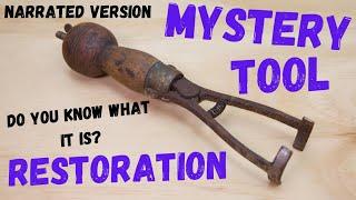 Mystery tool restoration. Do you know what it is? Narrated version of this rusty tool being restored