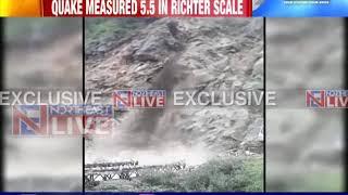 Earthquake triggers landslide in West Kameng, Arunachal