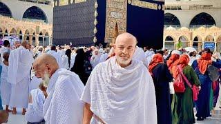 أجمل لحظات حوارات في السعودية الحاج جابر والحاجة سعدية ومحمد حوارات  ومناسك العمرة 