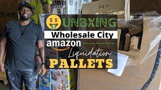 Unboxing Amazon Returns & Liquidation Pallets from Wholesale City Myrtle Beach SC + Warehouse Tour