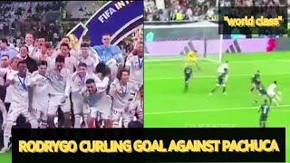 Rodrygo’s Dazzling Curler Goal Help Madrid Lift Intercontinental Cup Against Pachuca!#madrid