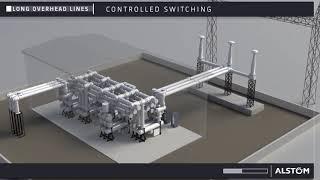 Over Head Transmission Line Controlled switching on and off with Alstom RPH3 and charging current