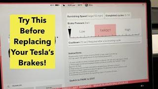 Tesla's Secret Brake Burnishing Mode Explained - Stop Brake Squeal Using Software!