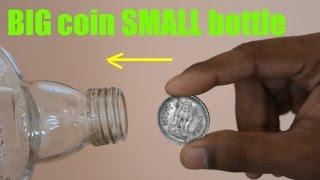 Unbelievable Impossible Magic Revealed | BIG Coin in SMALL Glass Bottle | Magic in Indiale