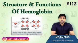 112. Structure & Functions Of Hemoglobin