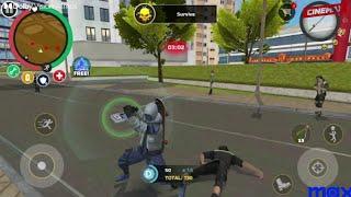 Rope Hero Mafia City Wars Android Gameplay Walkthrough #10: Robot Boss Specials + Districts #1
