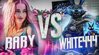 BABY VS @WHITE444YT I WON ME WITH A FIST?