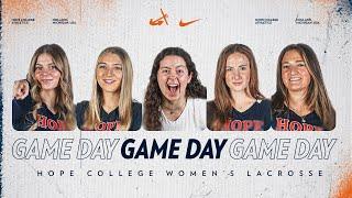 Hope vs. Kalamazoo | Lacrosse 4.8.25 | NCAA D3 Women’s Lacrosse | MIAA Women’s Lacrosse