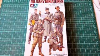 Inbox Review - Tamiya Kit #35298, German Field Commander Set