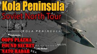 dcs world - kola peninsula map: secret ussr russian bomber, jet & submarine bases