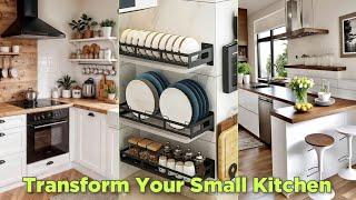 Transform Your Small Kitchen: Small Kitchen Organization Ideas #smallkitchen #kitchenorganization